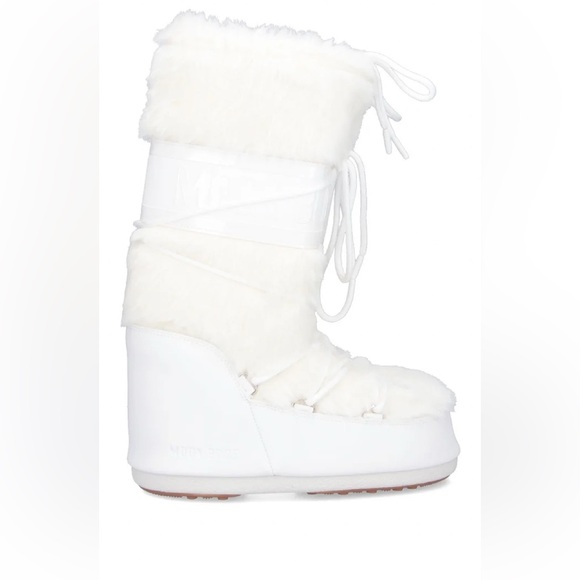 Moon Boot Shoes - Moon Boot Icon Faux Fur Boot Size 35/38 Authentic